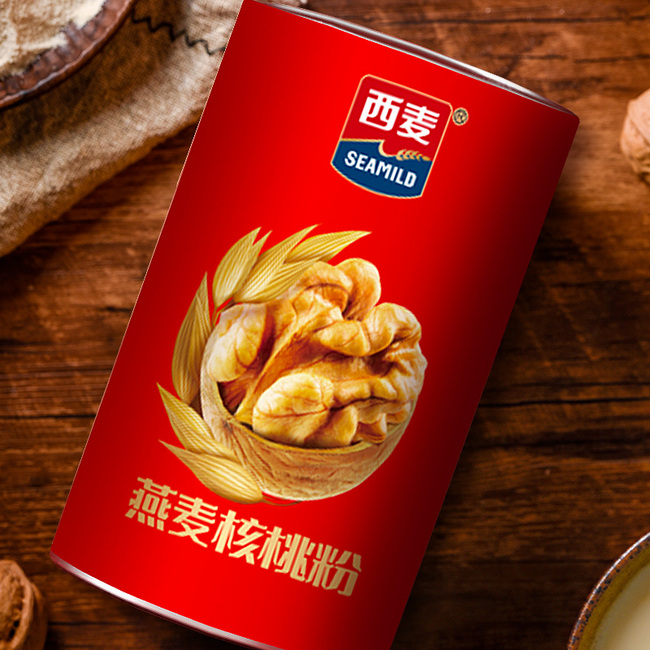 Seamild 西麦 燕麦核桃粉礼盒装 3桶/1000g 39.9元包邮 值值值-买手聚集的地方