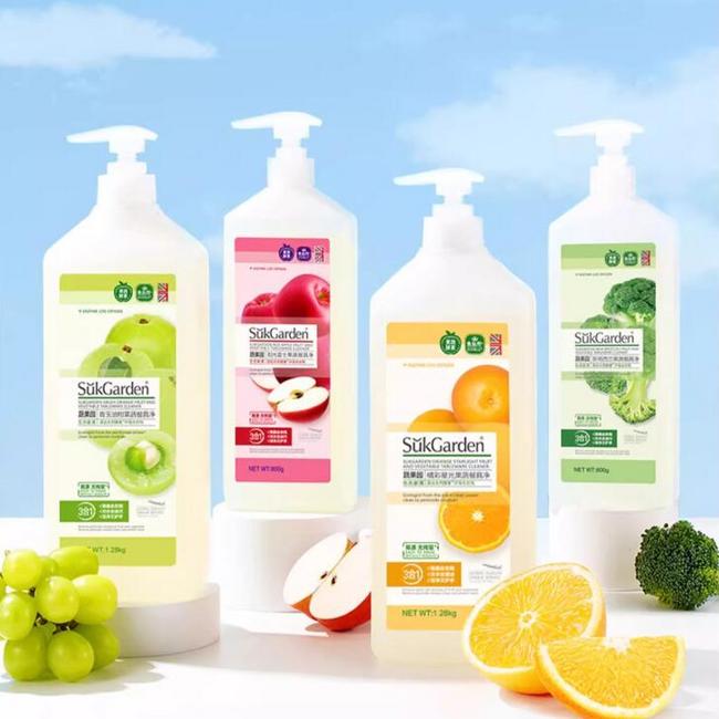 Suk Garden 蔬果园 食品家用级果蔬餐具清洗剂 1.28KG*2件 29.9元包邮 值值值-买手聚集的地方