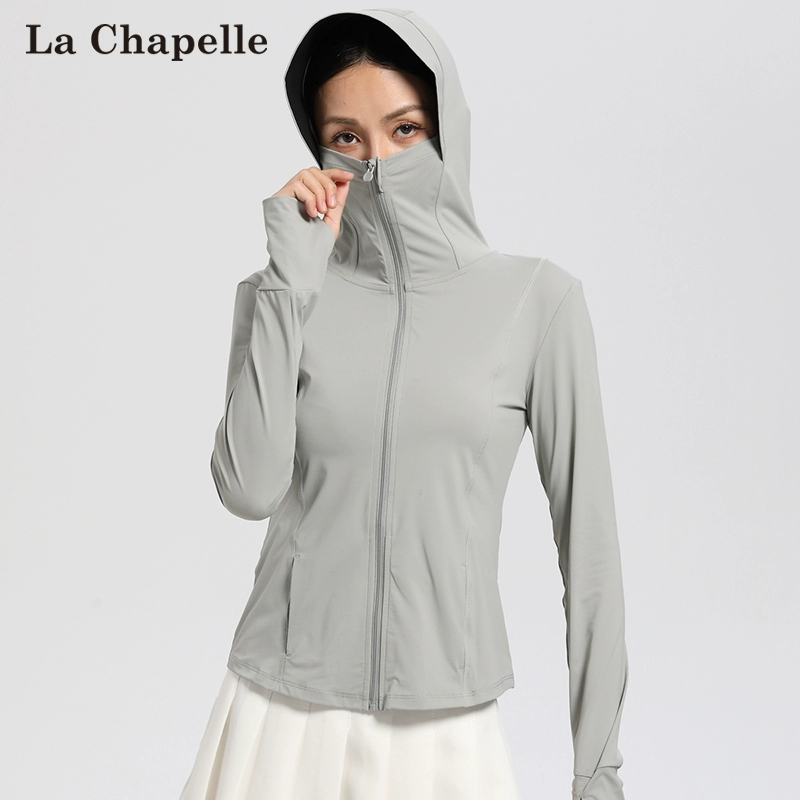 La Chapelle 拉夏贝尔 2024夏季新款纯色连帽修身防晒服 多色 69元包邮 值值值-买手聚集的地方