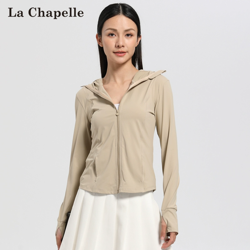 La Chapelle 拉夏贝尔 2024夏季新款纯色连帽修身防晒服 多色 69元包邮 值值值-买手聚集的地方