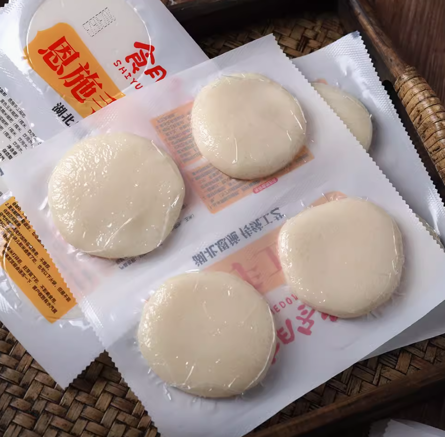 湖北恩施特产，粮田拾趣 纯糯米手工糍粑 12个 约500g（赠红糖+豆粉） 8.9元包邮 值值值-买手聚集的地方