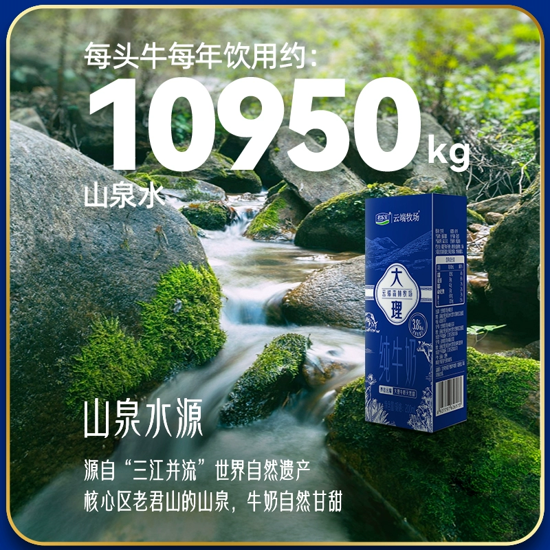 君乐宝 云端牧场全脂纯牛奶 200ml*10盒/箱 29.9元包邮 值值值-买手聚集的地方