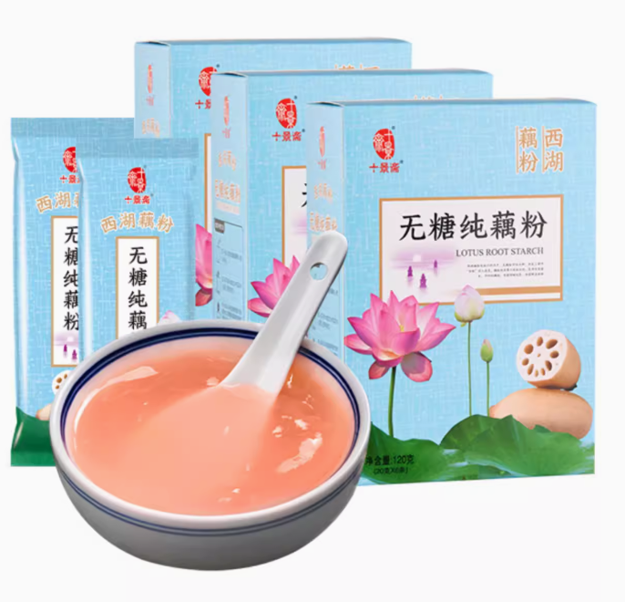 十景斋 西湖纯藕粉 210g（30g*7袋 +不锈钢勺） 新低8.8元包邮 值值值-买手聚集的地方