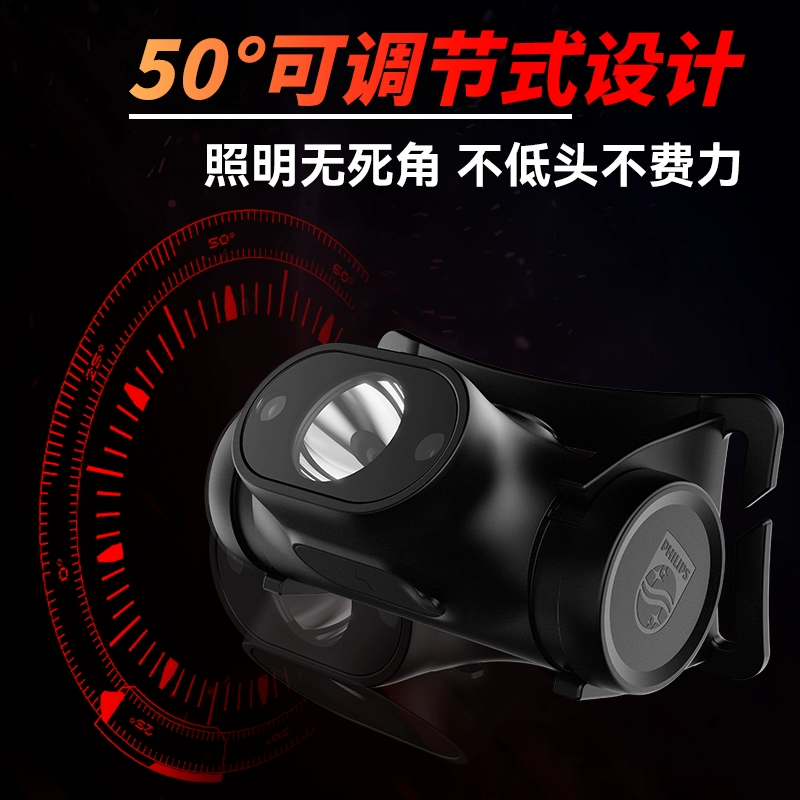 飞利浦 SFL1851 超亮感应头灯 19.9元包邮 值值值-买手聚集的地方