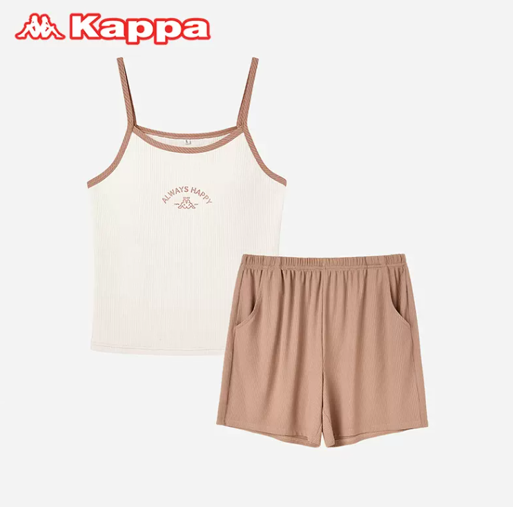 Kappa 卡帕 24夏季新品 女士薄荷曼波色系吊带睡衣 79元包邮 值值值-买手聚集的地方