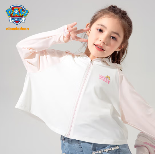 PAW PATROL 汪汪队立大功 儿童A类卡通凉感防晒衣 UPF50+ （105~140码） 59.9元包邮 值值值-买手聚集的地方