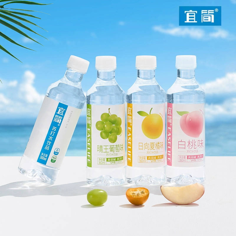 宜简 无汽无糖弱碱性苏打水360ML*12瓶 5款可选 24.3元包邮 值值值-买手聚集的地方