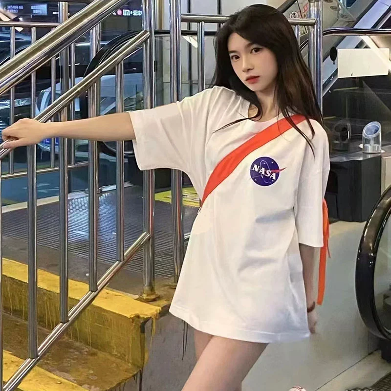 NASA  URBAN联名 男女同款纯棉短袖T恤 4件 多款 新低69.6元包邮（17.4元/件） 值值值-买手聚集的地方