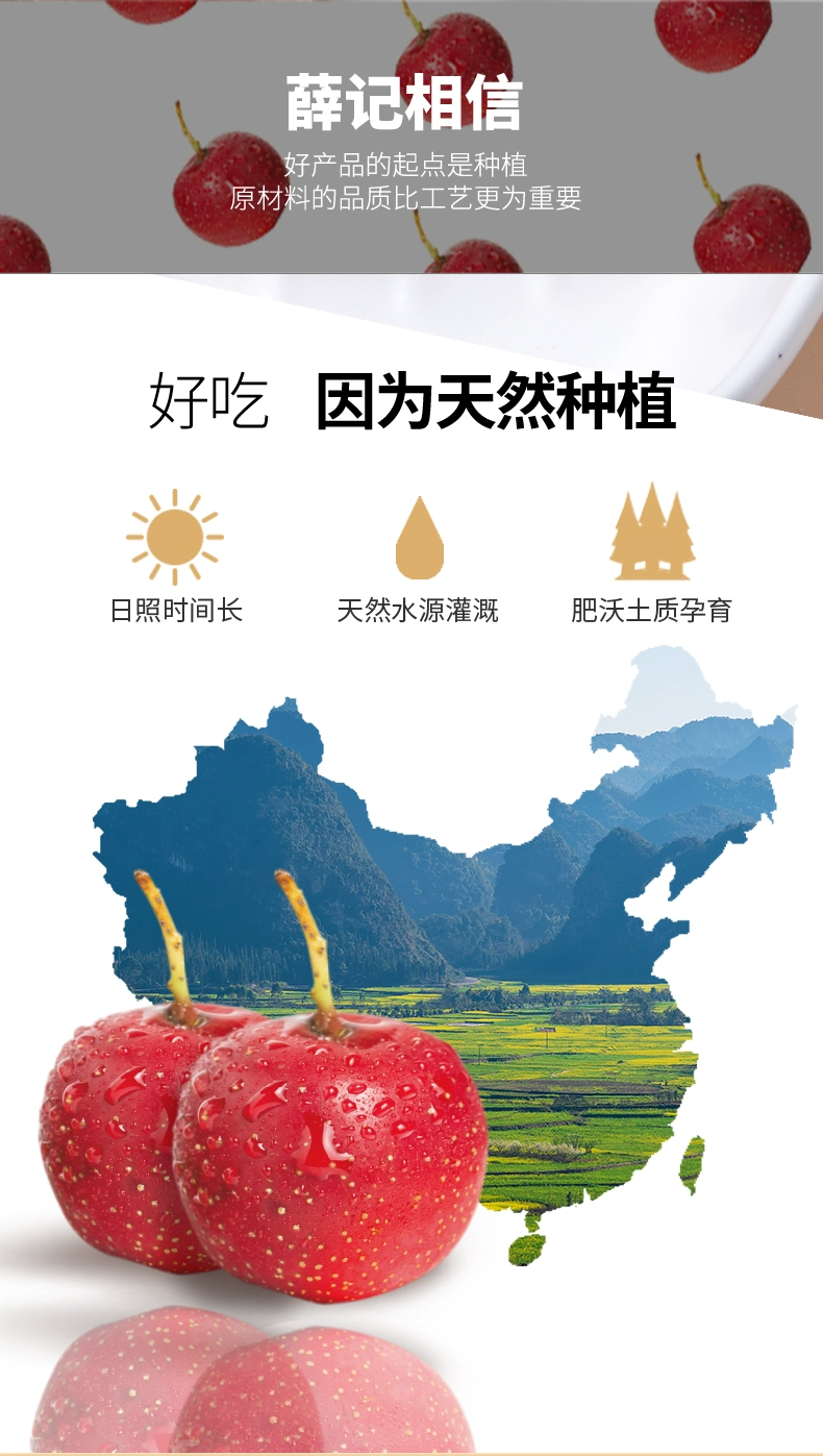 薛记炒货 原味/桑葚山楂条 200g*3袋 17.9元包邮 值值值-买手聚集的地方