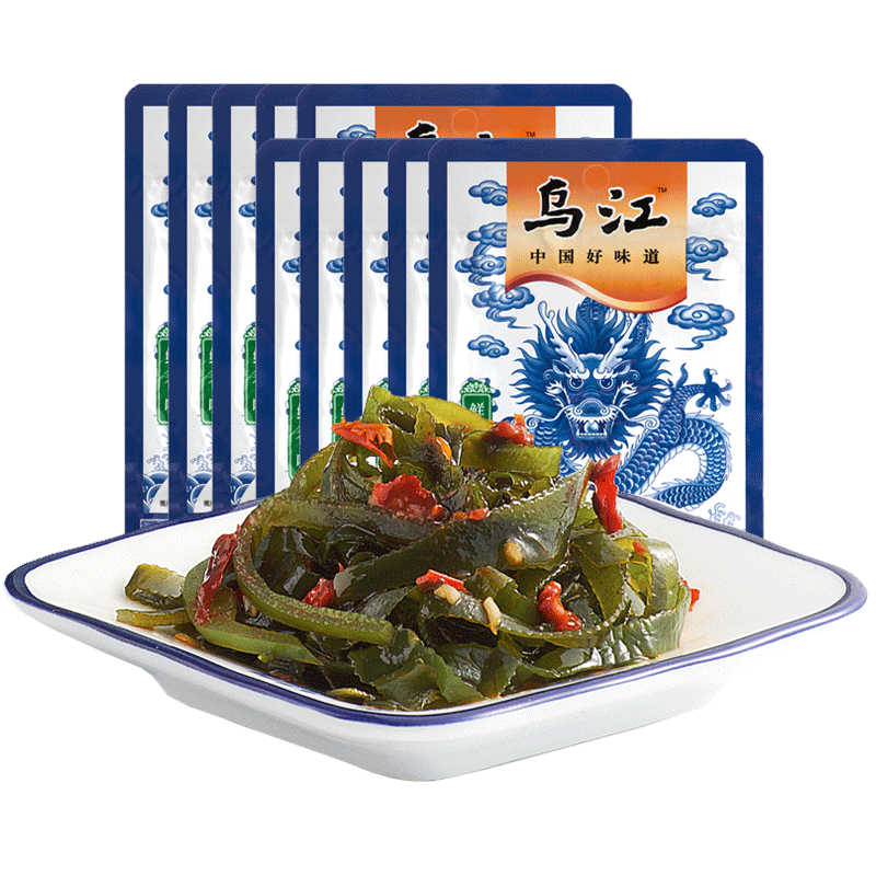 乌江 鲜香味海带丝 50g*10包 13.9元包邮 值值值-买手聚集的地方