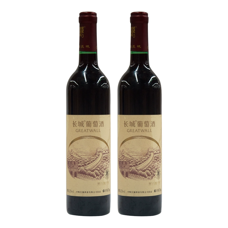 GreatWall 长城 解百纳干红葡萄酒750mL*2瓶 新低33.9元包邮（17元/瓶） 值值值-买手聚集的地方