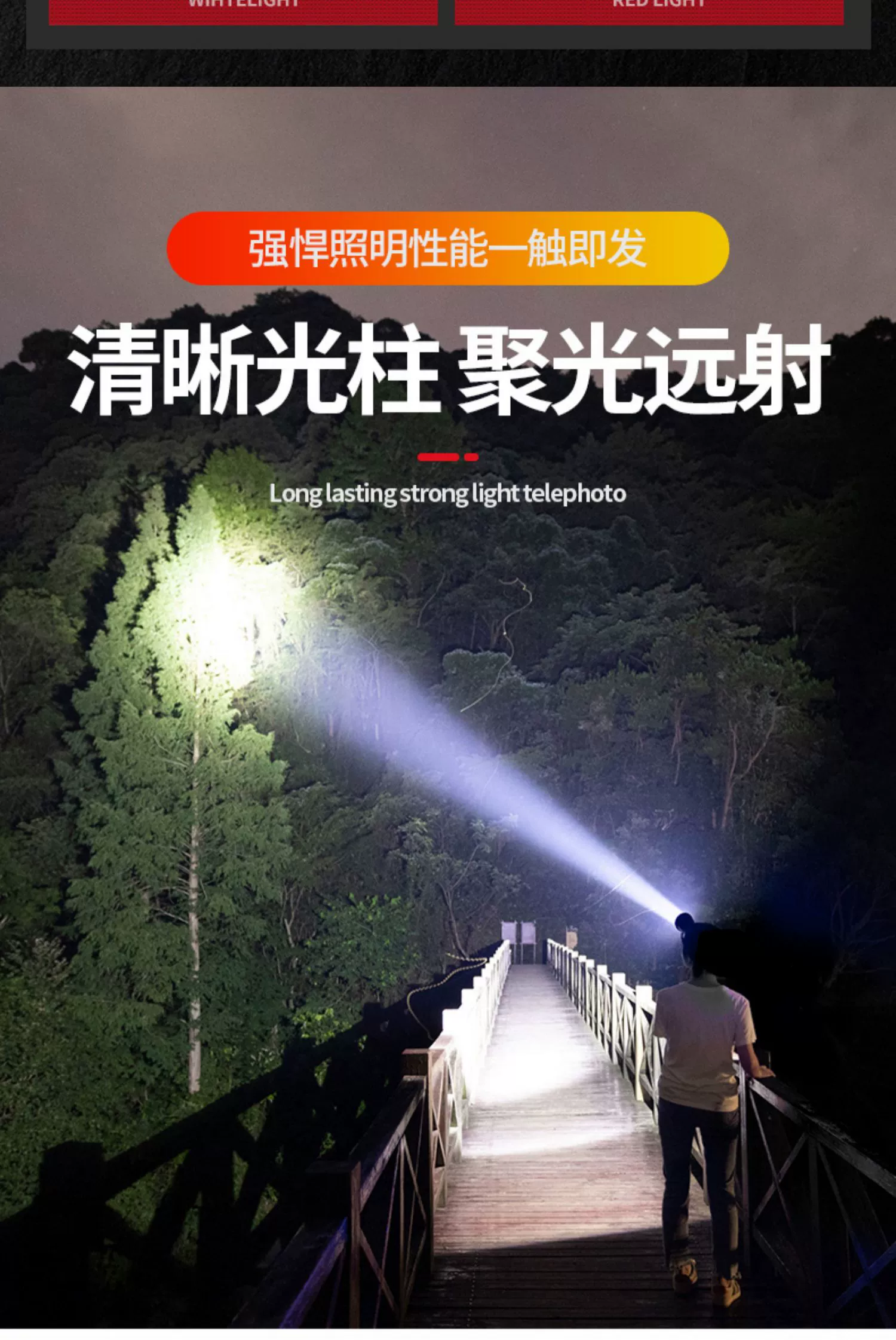 神鱼 充电式LED强光头灯 新低5.4元包邮起（需领券） 值值值-买手聚集的地方
