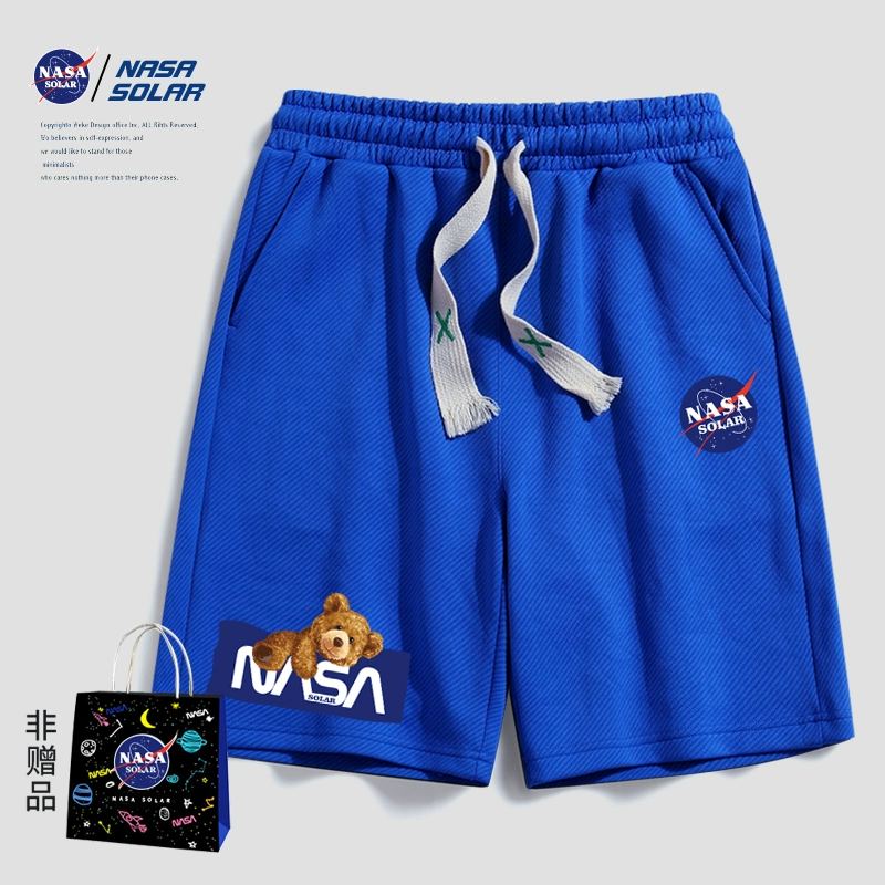 任选2件，NASA SOLAR 联名 2024年夏季小熊运动短裤 多色 69.8元包邮（34.9元/件） 值值值-买手聚集的地方