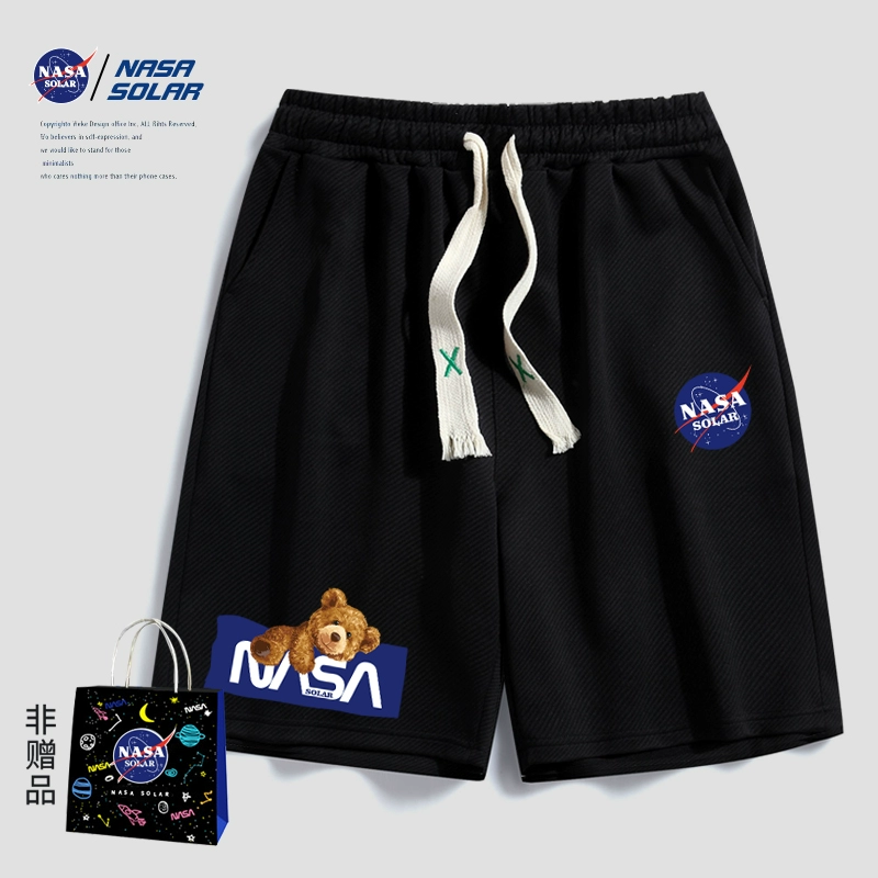任选2件，NASA SOLAR 联名 2024年夏季小熊运动短裤 多色 69.8元包邮（34.9元/件） 值值值-买手聚集的地方