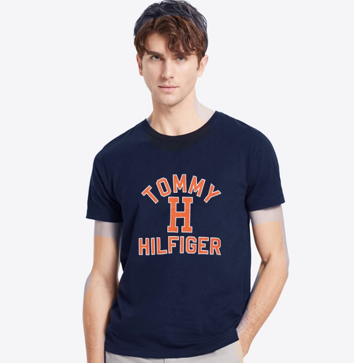 TOMMY HILFIGER 汤米·希尔费格 男士纯棉绣标短袖T恤 多色 新低99元起包邮 值值值-买手聚集的地方