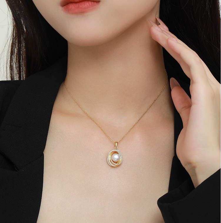 Chow Tai Seng 周大生 埃及遗珠系列 S925银珍珠项链 179元包邮 值值值-买手聚集的地方