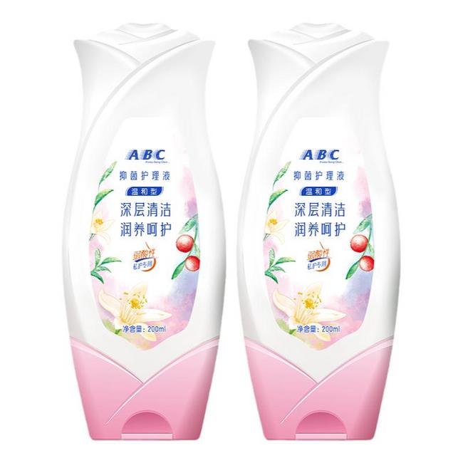 ABC 温和型植物抑菌护理液 200ml*2瓶 *2件 69.8元包邮 值值值-买手聚集的地方