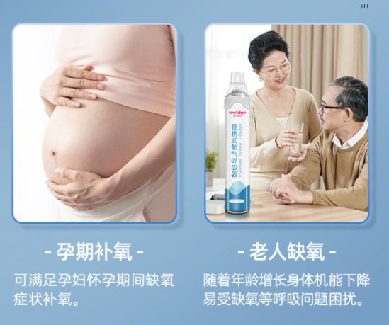 Wellday 维德医疗 便携式家用户外氧气瓶 1L 6.9元包邮 值值值-买手聚集的地方