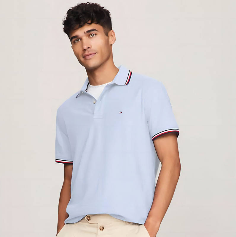 TOMMY HILFIGER 汤米·希尔费格 男士宽松短袖翻领polo衫 多色 史低178元包邮 值值值-买手聚集的地方