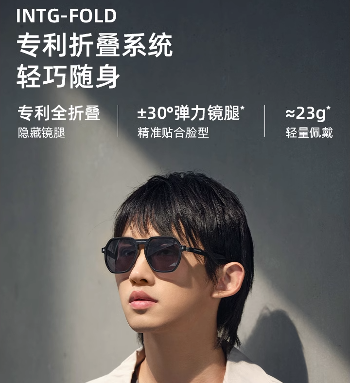 Beneunder 蕉下 昼望系列空曜 可折叠墨镜太阳镜 多色 79元包邮 值值值-买手聚集的地方