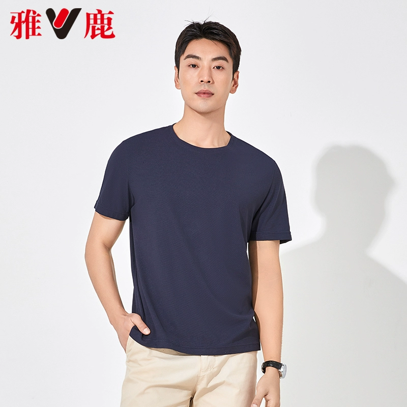 雅鹿 华夫格冰丝凉感短袖T恤*3件 多色 69元包邮（23元/件） 值值值-买手聚集的地方