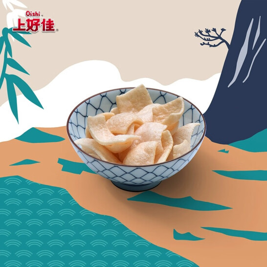 上好佳 鲜虾片 80g*6包 29.9元包邮 值值值-买手聚集的地方