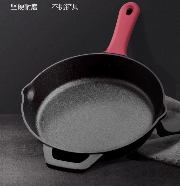 美洲百年厨具品牌，Tramontina 查蒙蒂纳 铸铁平底牛排煎锅（赠牛排夹+压肉板/隔热手柄） 史低199元包邮（25cm/27cm同价） 值值值-买手聚集的地方