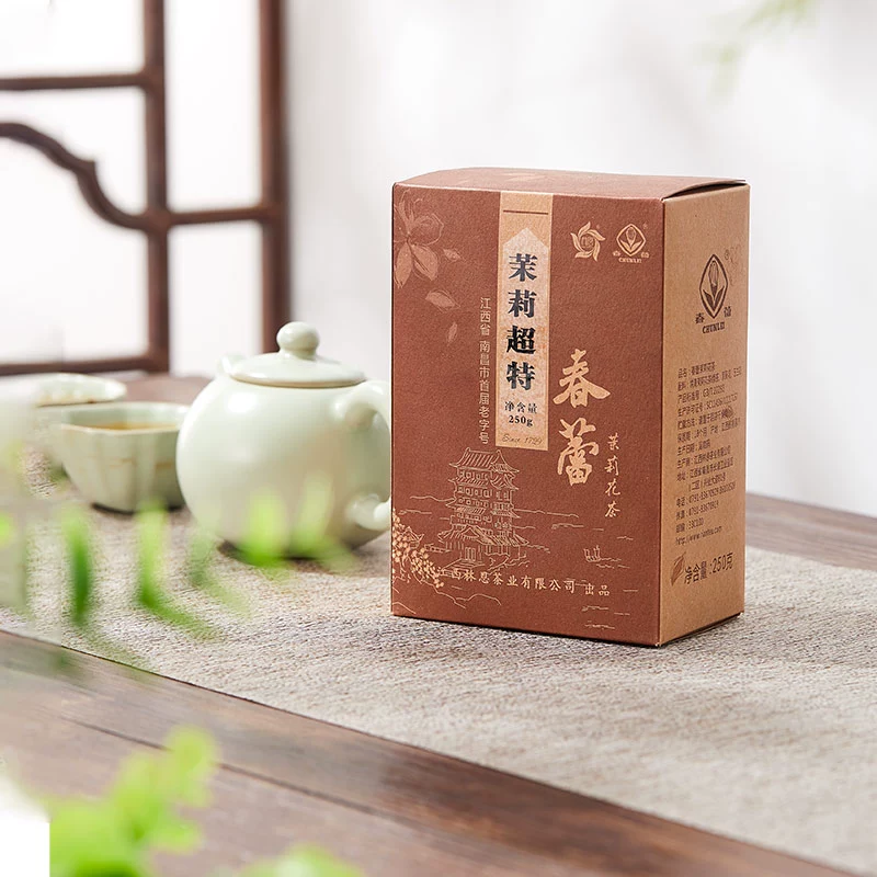 江西老字号，春蕾 浓香茉莉花茶 超特 250g 29元包邮 值值值-买手聚集的地方