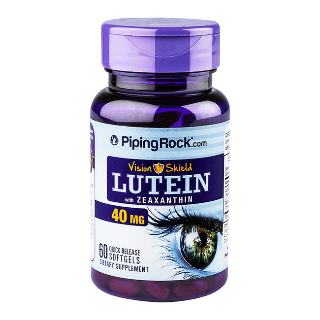 PipingRock 朴诺 高含量叶黄素胶囊40mg*60粒*2瓶 新低42.4元包邮（21.2元/瓶） 值值值-买手聚集的地方