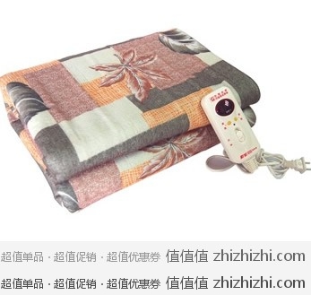彩虹数字显示自动控温双人电热毯，京东商城价格149元包邮