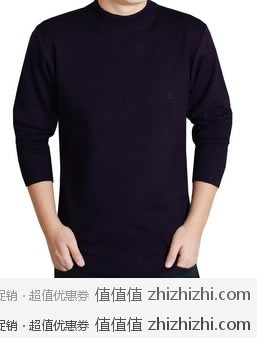 梦特娇 2011秋冬新款  男装  纯色圆领毛衣、羊毛衫 淘宝网价格￥96包邮