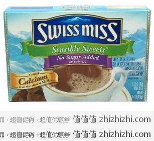 Swiss Miss瑞士小姐巧克力冲饮粉(无糖添加)125g，亚马逊价格￥25包邮