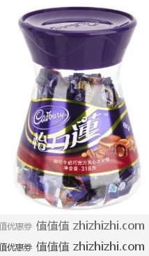 吉百利 Cadbury 咖啡怡口莲 318克 瓶装 亚马逊网购价格￥25.9包邮