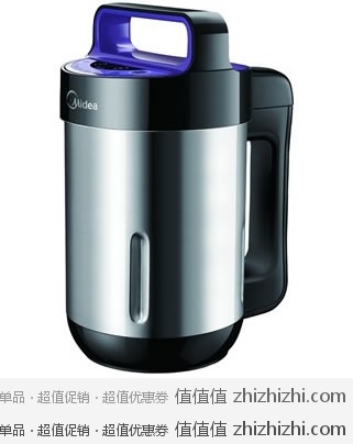 美的（Midea ）DS12G31 1.2L 预约不锈钢豆浆机（不锈钢色） 京东商城团购价格279元  包邮 