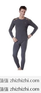 恒适 Hanes MTM1301-N.202 男款竹炭阳绒保暖内衣套装（浅灰）易迅网（上海站）网购价格￥79