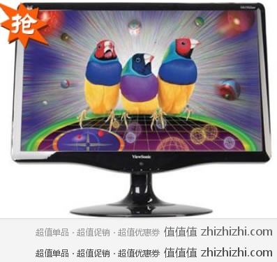 优派 ViewSonic VA1932wa 液晶显示器 19英寸 新蛋网购价格￥629包邮
