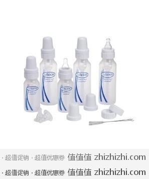 奶瓶类销量第一！布朗博士Dr.Brown's新生儿奶瓶套装美国亚马逊全年最低价＄17.1（全套到手价￥133元）