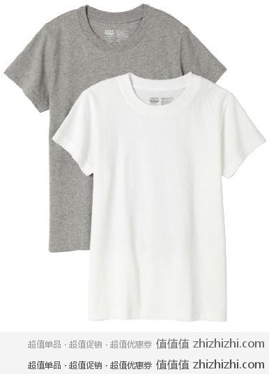 白菜！美国Levi's李维斯纯色纯棉T恤2件只要$8.99（￥28一件），早点下手！