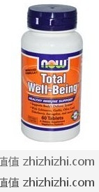 美国Now Foods Total Well-Being综合营养素 免疫配方，60粒/瓶，iherb网站特价＄5.6(￥36)