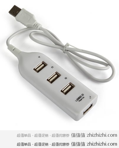 TOJO 台基电 USB2.0 HUB 4口集线器 飞虎乐购价格12元