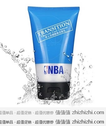 NBA男士活碳酷爽洁面乳100ml 京东商城价格18元