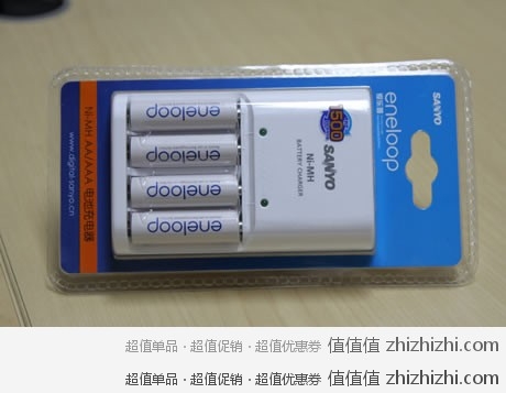 SANYO三洋 爱乐普二代 标准充电套装 附4粒5号1500次充电电池 易迅网(上海站)价格100元