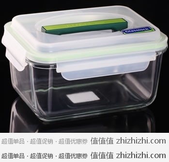 韩国原装进口 Glasslock 三光云彩 钢化玻璃保鲜盒 (RP601) 1800ml 一号店价格46元包邮