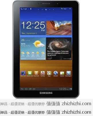 三星（SAMSUNG）Galaxy Tab P6800 7.7英寸 3G版 电话功能 （金属银）  高鸿商城团购价格4388元 包邮