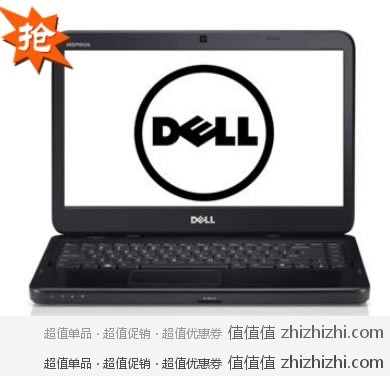 戴尔 DELL 14vr-348B 14英寸 笔记本电脑 黑色 新蛋网价格￥2988包邮，送杀毒软件+灵韵幻彩垫+灵睿携行包！