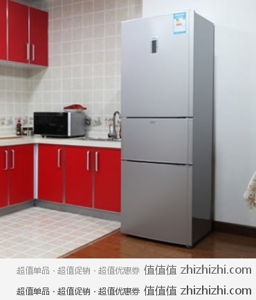 直降1326元：西门子 (SIEMENS) KK28F59TI 277升 真空仓三门冰箱（银色）  京东商城团购价格4999元  包邮 