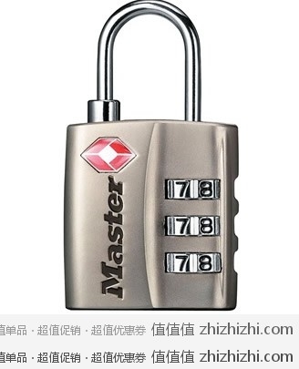 玛斯特（Master Lock） 4680DKNL TSA系列密码锁 京东商城价格￥39包邮