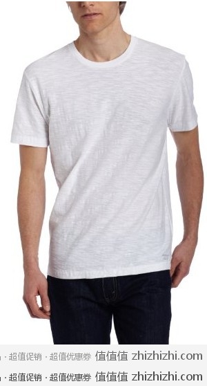 CK（Calvin Klein）男士竹节棉短袖Tee Amazon最低＄10.98（￥95）