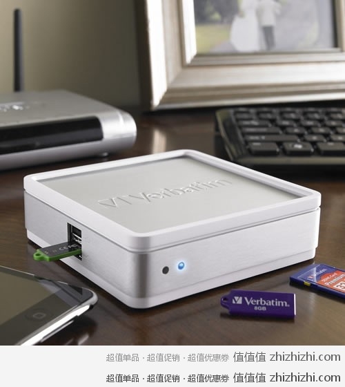 Verbatim MediaShare Mini 家庭网络存储器97329 美国亚马逊价格$40（到手约￥300）