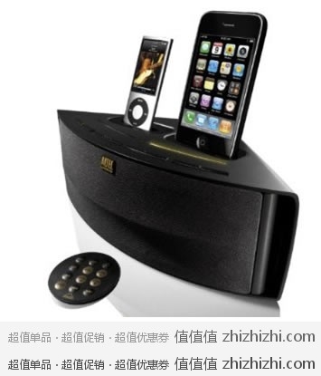 奥特蓝星(Altec Lansing) M202 iPod | iPhone 遥控双基座音箱 美国亚马逊价格$33.63（海淘到手约￥335，同款国内价格￥1098）